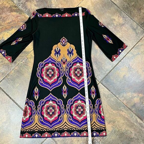 Forever Printed Shift MIDI Dress - Picture 7 of 10